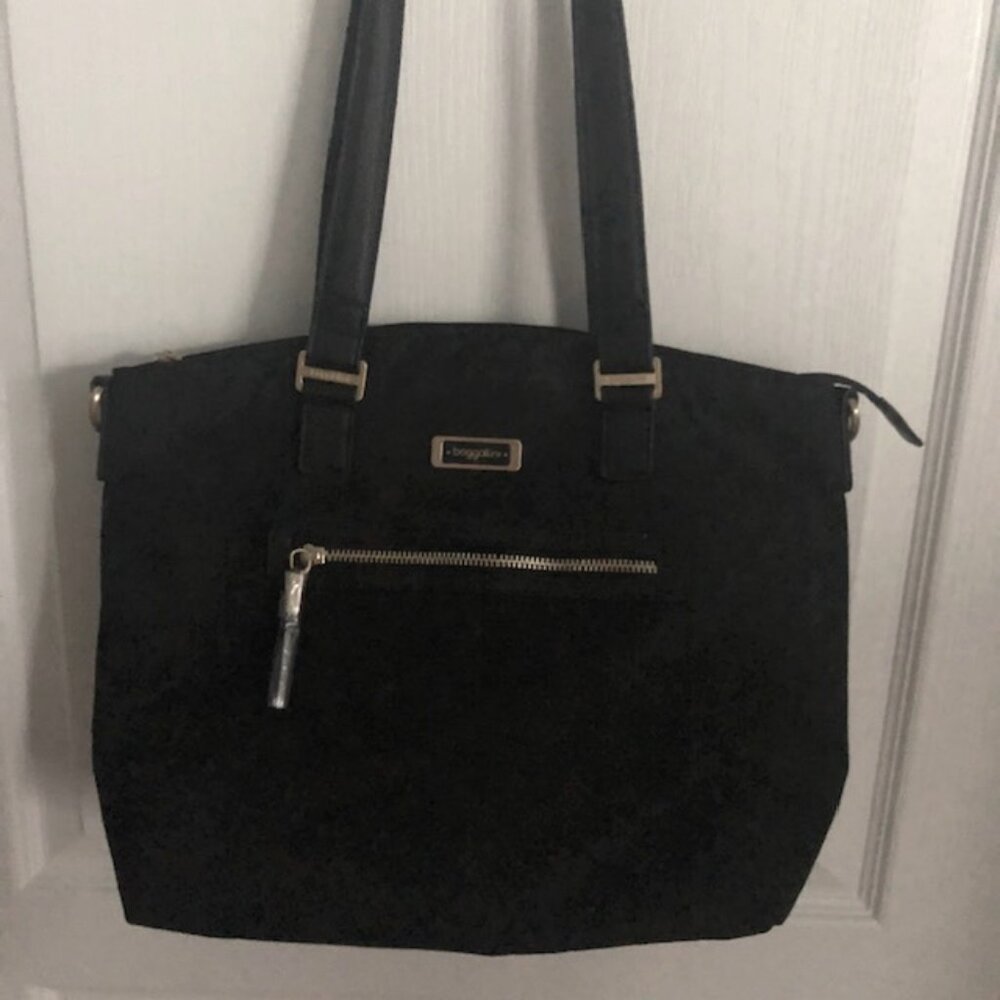 Baggaillini Black Tote Handbag New